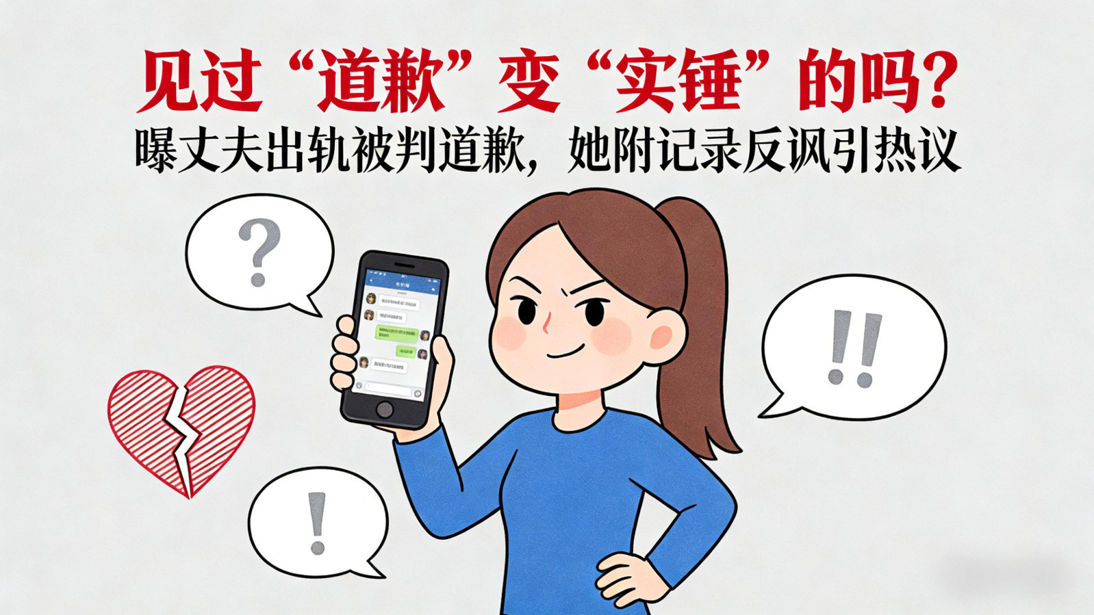 见过“道歉”变“实锤”的吗? 见过“道歉”变“实锤”的吗?