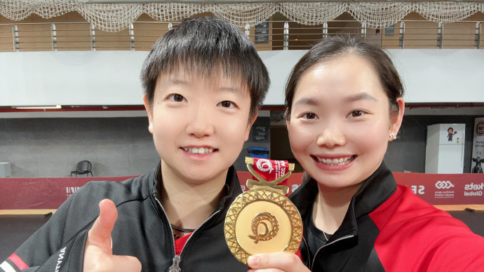 孙颖莎陪练发文总结多哈世乒赛:祖国荣誉高于一切 孙颖莎陪练发文总结多哈世乒赛:祖国荣誉高于一切