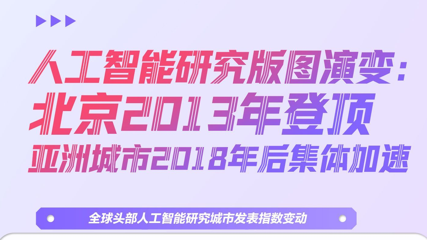 科研、模型、资本全方位领跑 北京站稳中国AI“中心位”