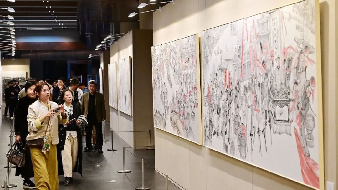 近200米水墨长卷亮相副中心!北京首展,免费开放 近200米水墨长卷亮相副中心!北京首展,免费开放