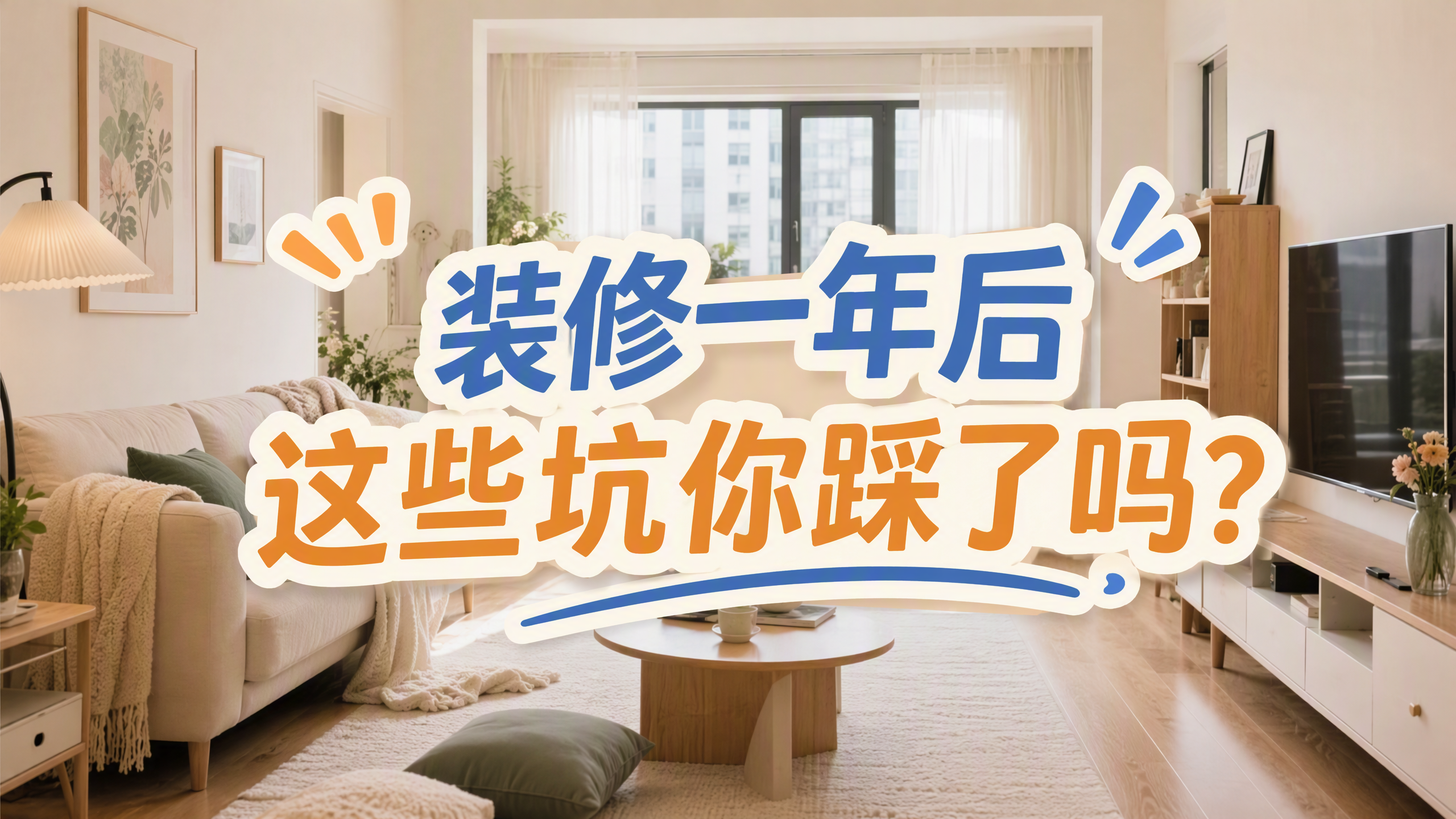 装修一年后，这些坑你踩了吗？