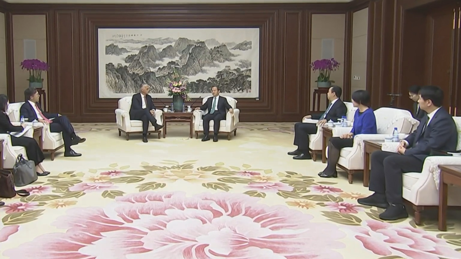 殷勇会见瑞士瑞银集团首席执行官