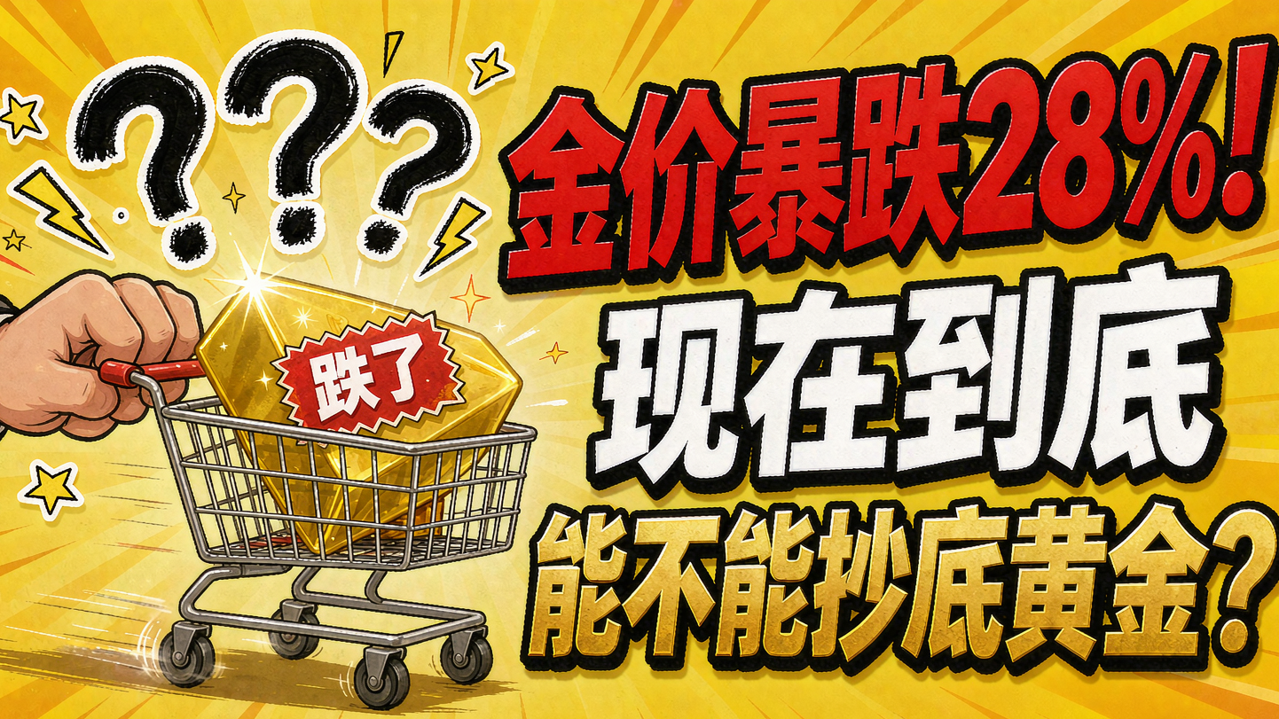 金价暴跌28%！现在到底能不能抄底黄金？