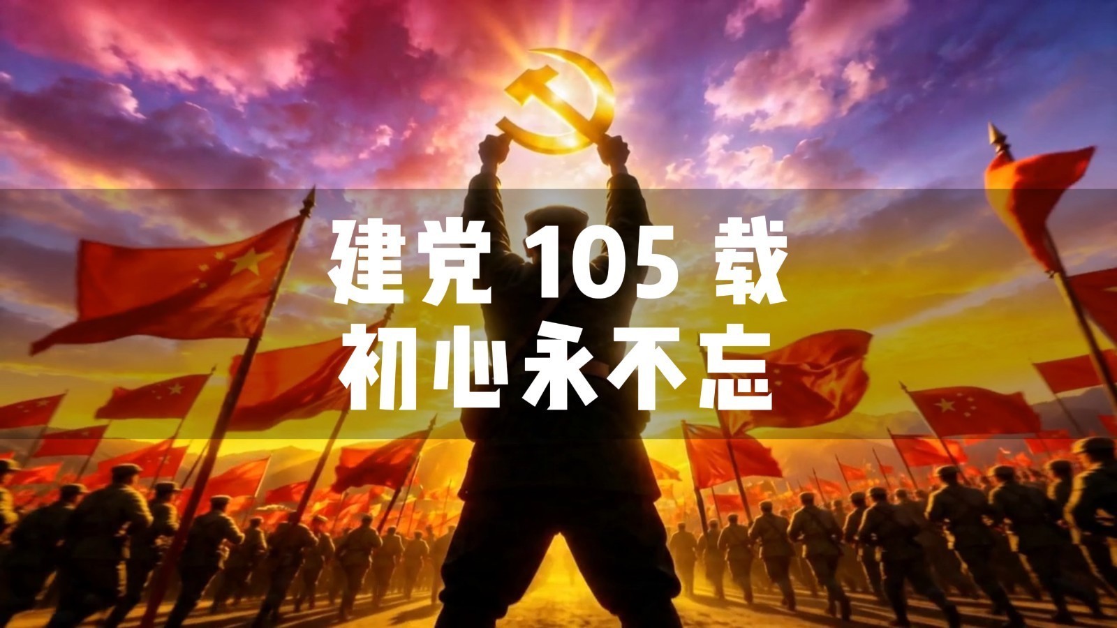 建党105载，初心永不忘