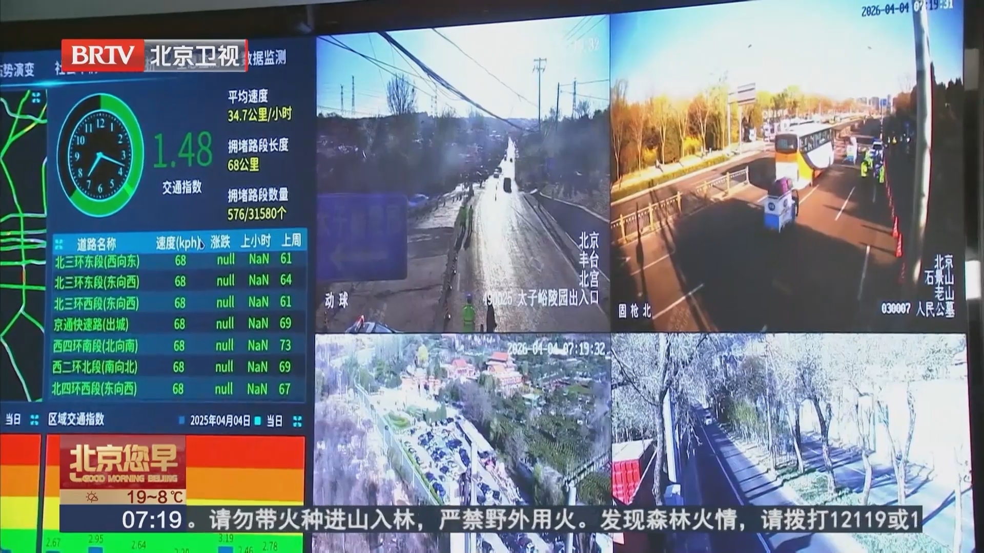 清明祭扫高峰 8时至11时陵园墓地周边车流集中