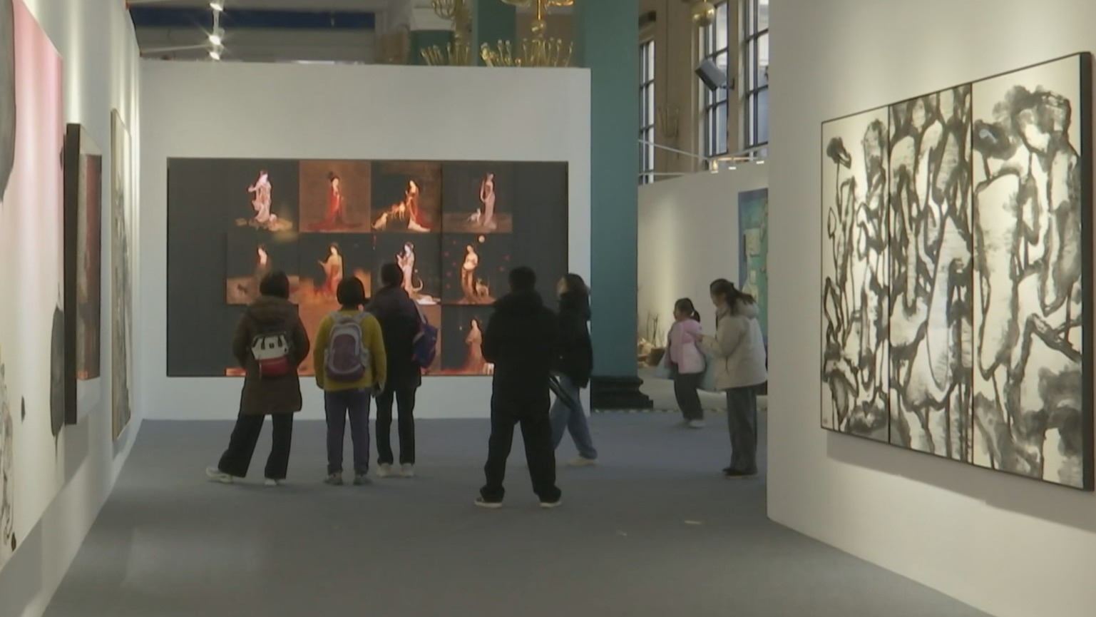 北京国际美术双年展:艺术家画笔下的“共生”图景 北京国际美术双年展:艺术家画笔下的“共生”图景