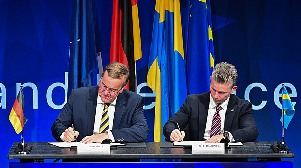 德国与瑞典签署安全防务合作谅解备忘录