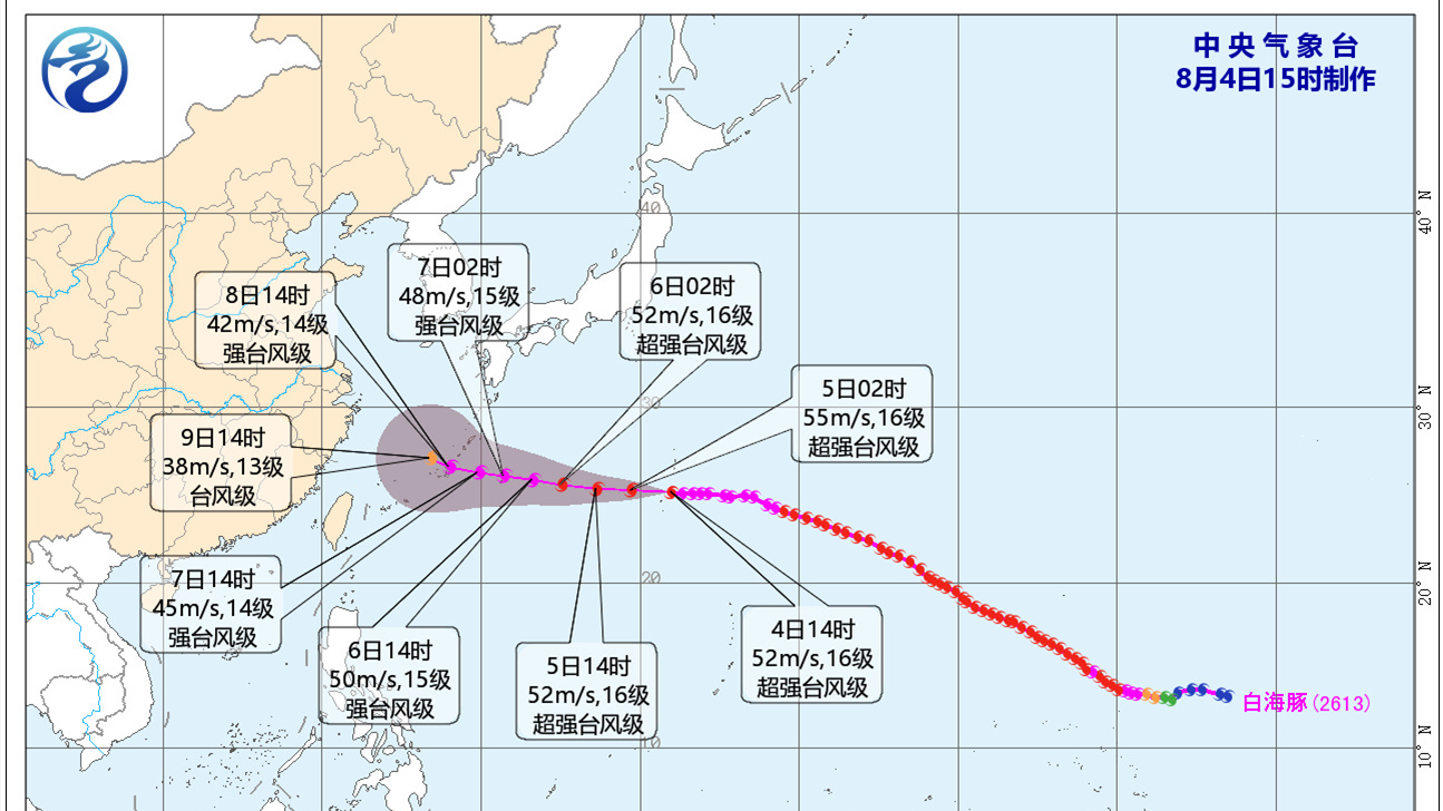 “白海豚”再次升为超强台风级，移动路径及对我国影响几何？