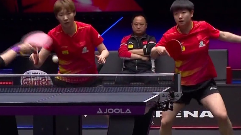 WTT美国大满贯女双孙颖莎/王曼昱赢了 WTT美国大满贯女双孙颖莎/王曼昱赢了