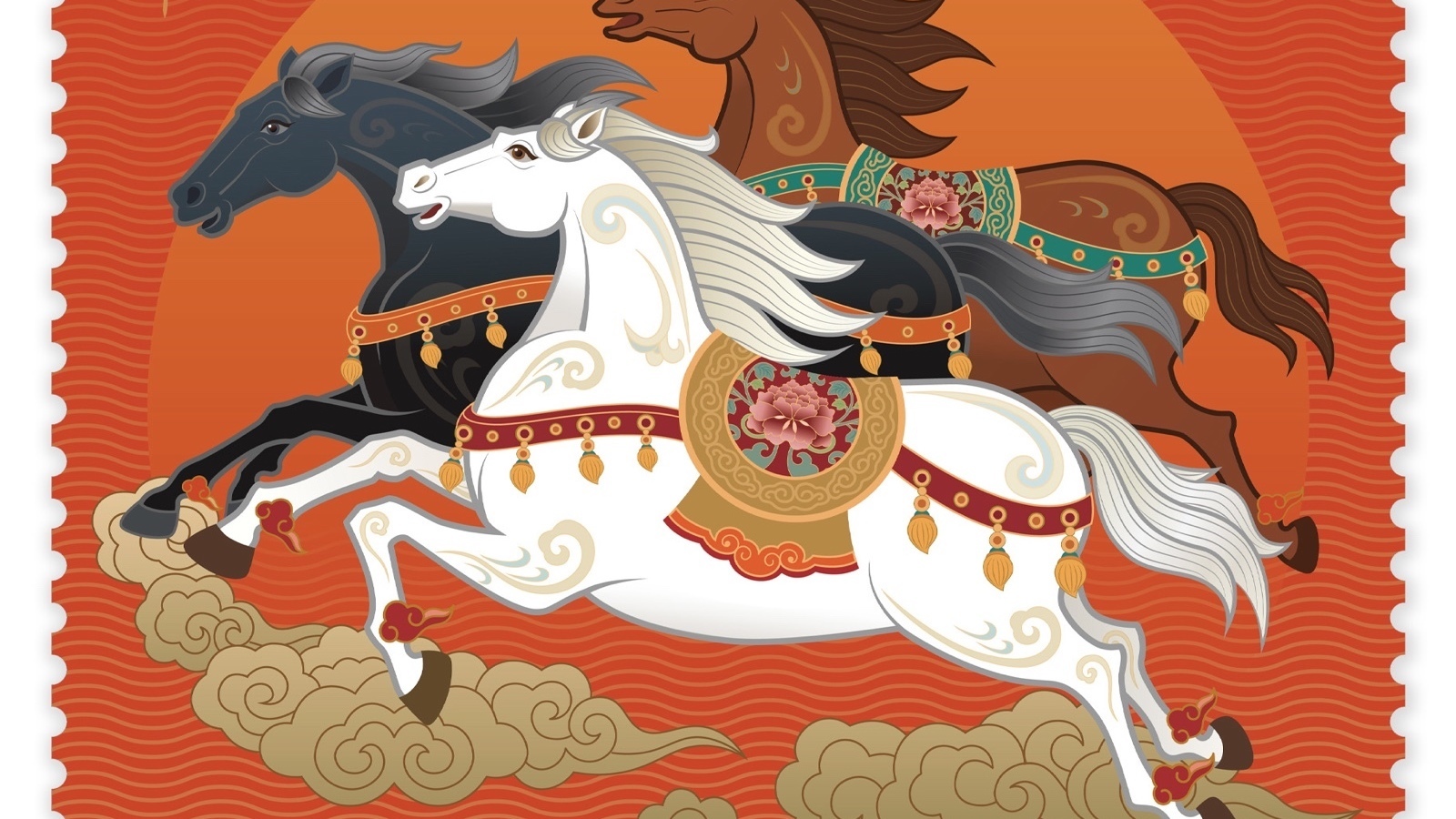 中国邮政发布《丙午年》特种邮票图稿 中国邮政发布《丙午年》特种邮票图稿